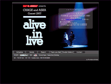 Tablet Screenshot of alive.chage-aska.net